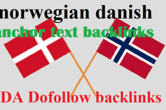 do norway,denmark anchor text da dofollow norwegian, swedish, danish backlinks