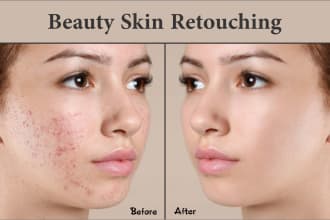 do beauty skin and face retouching