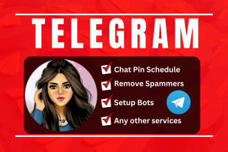 be your telegram community manager girl admin