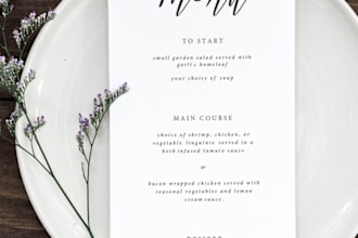 create meal plans, cookbook and curate menu