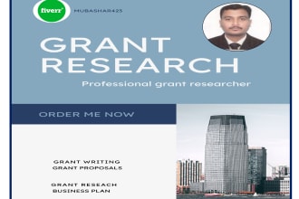 research and write killer grant proposal for you