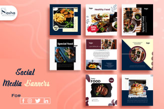 design creative menu post card poster banner