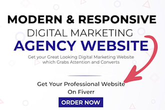 create digital marketing agency website