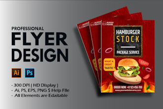 design professional flyer or one pager for you