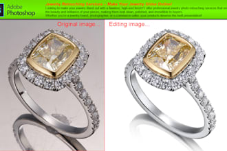 do professional high end jewelry retouching and enhancement