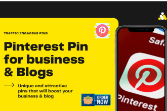 design pinterest pin for your blog and business