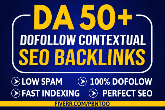 make ultimate high quality high da contextual dofollow seo backlinks