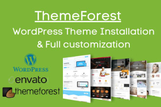 install and customize your wordpress themeforest theme