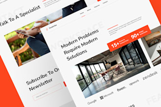 do high converting landing page, website design with figma