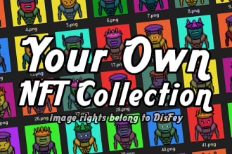 create a nft pixel art collection
