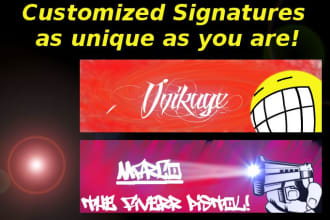 create for you a custom digital signature