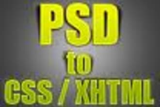 convert PSD document to a css and html page