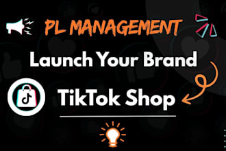 manage private label tiktok shop launch your brand on tiktok