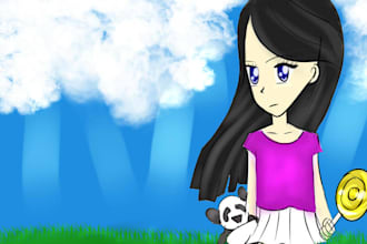 draw about something funny, cute and adorable for you