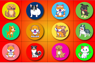 professional meme shiba inu crypto and cryptocurrency animal logo for your coin