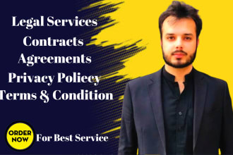 draft contract, agreement, and legal documents as paralegal