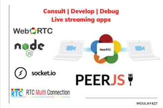 consult develop or debug live streaming apps using webrtc