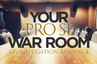 conduct a mock deposition or trial session