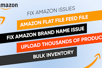 fix bulk product listing, brand name, and other amazon fba issues