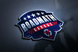 be your a creative mascot, emblem, round logo designer