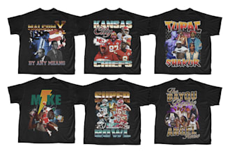design 90s vintage bootleg raptee shirts