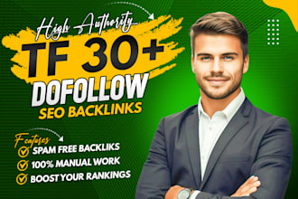 create high quality high tf contextual dofollow seo backlinks