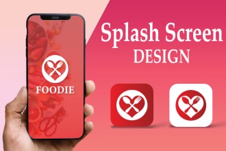 do custom mobile app icon splash screen designs