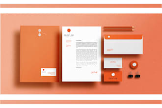 design business card, letterhead and stationery items