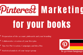 optimize your pinterest profile for your book marketing in german