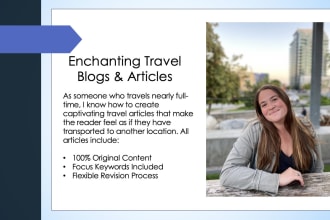 create a captivating travel blog or article