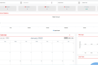 build a multi school management system