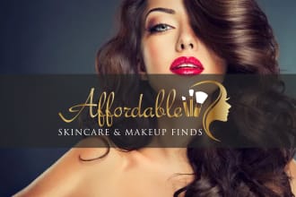 design modern minimalist luxury logo and facebook banner