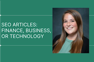 write a professional business or finance article