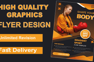 do professional sport flyer event flyer club gym party posters brochure