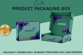 do unique packaging and box design, mailer box, and subscription box