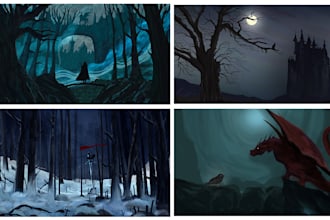 paint digital concept art and illustration