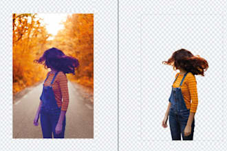 professionally remove background , cut out photos