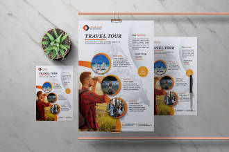 provide travel, tour, trip,vacation,holiday flyer in 6 hours