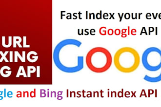 setup instant indexing API  for google bing