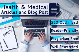 write microbiology, genetic, pharmacology blogs, and articles