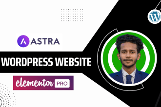 built astra pro website develop elementor expert copy clone astra problem fix