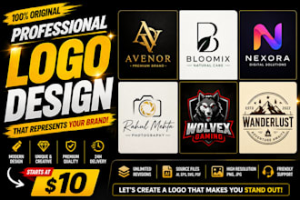 create hd and morden logo