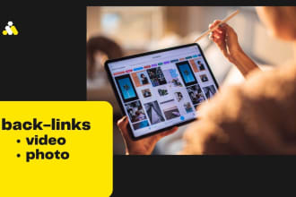 create high quality back links for you