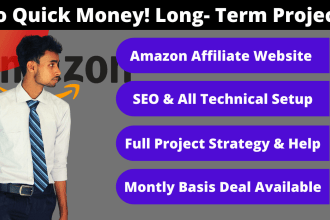 build and run your full amazon, etsy affiliate website