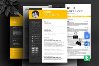 make minimal resume cover letter in canva and google doc