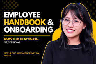 write employee handbook, HR policy specific to your state