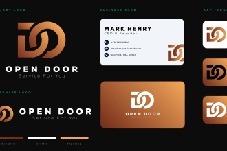 design brand identity guidelines or branding