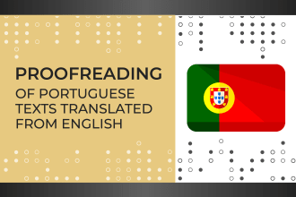 proofread and edit portuguese texts