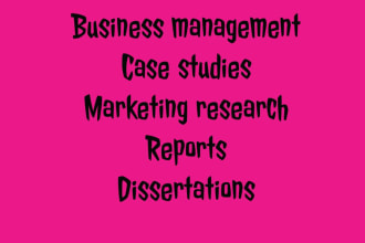 do case studies marketing analysis reports and research