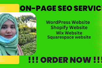 do website onpage SEO service of wordpress site for google